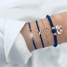 Load image into Gallery viewer, Ahmed 15 Style Bohemian Trendy Bracelet sets for Women Fashion Plain Shell Map Heart Animal Palm Beads Tassel Bracelets Jewelry