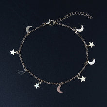 Load image into Gallery viewer, New Fashion Gold silver Moon Star Charms bracelet for Women Accessories Bracelets 4g