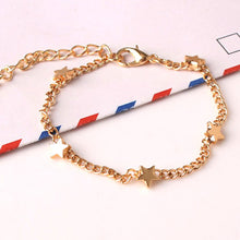 Load image into Gallery viewer, New Fashion Gold silver Moon Star Charms bracelet for Women Accessories Bracelets 4g